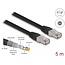 Delock RJ45 Network Cable Cat.6A S/FTP PE Outdoor 5 m black