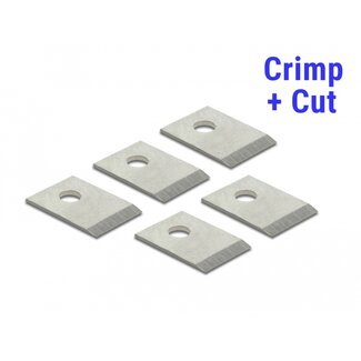 DeLOCK RJ45 Crimp+Cut Blade Set 5 pieces for Delock 86450