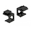 Delock Keystone cover black with 9.7 mm hole 4 pieces