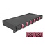 Delock 19″ Optical Fiber Splice Box 6 x SC Duplex OM4 1U complete assembled