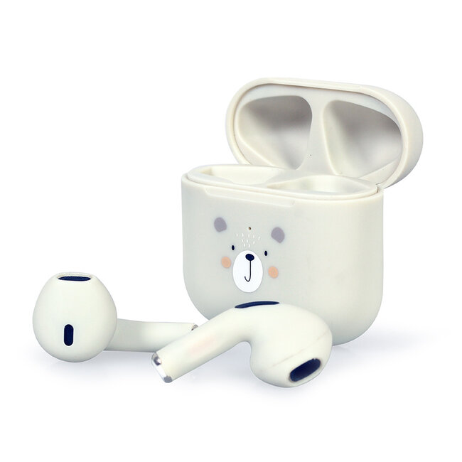 BT TWS in-ears 'Valletta', glanzend wit