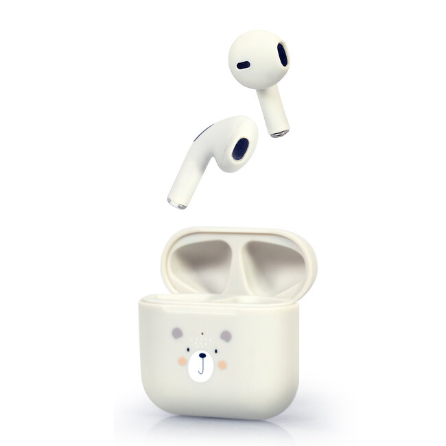 BT TWS in-ears 'Valletta', glanzend wit