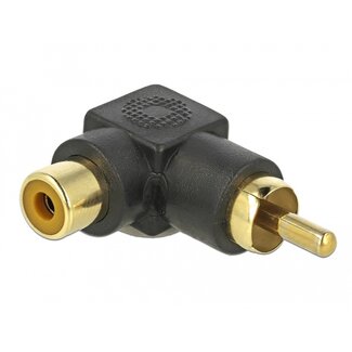 DeLOCK Delock RCA Adapter male to female angled