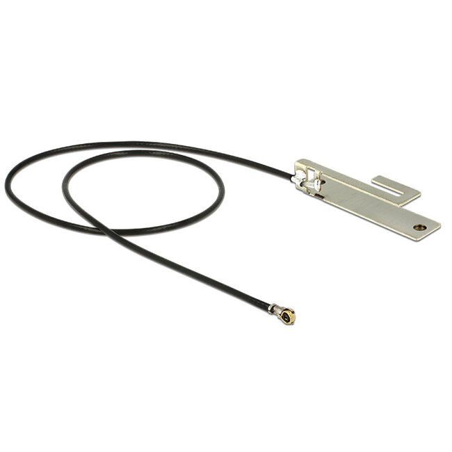 Delock WLAN 802.11 b/g/n Antenna I-PEX Inc., MHF® 4L plug 3 dBi 25 cm PIFA internal