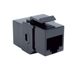 Bachmann BACHMANN Keystone CAT6 UTP koppelstuk RJ45 niet afgeschermd, zwart