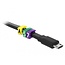 Delock Cable Marker Clips 0-9 assorted colours 100 pieces