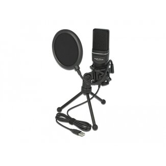 DeLOCK Delock USB Condenser Microphone Set - for Podcasting, Gaming and Vocals
