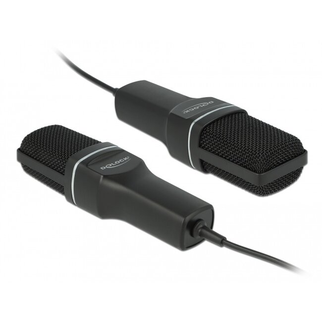 Delock USB Condenser Microphone Set - for Podcasting, Gaming and Vocals