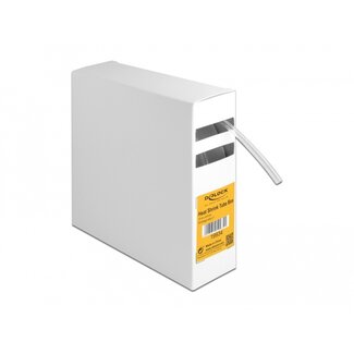 DeLOCK Delock Heat shrink tube box, Shrinkage ratio 2:1, 10 m x 4.8 mm transparent