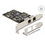Delock PCI Express x2 Card to 2 x RJ45 2.5 Gigabit LAN i225
