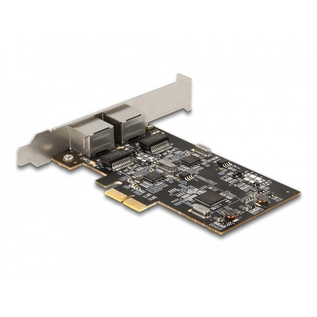 Delock PCI Express x2 Card to 2 x RJ45 2.5 Gigabit LAN i225