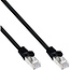 InLine® Patchkabel, FTP, Cat.5e, zwart, 1.5m,