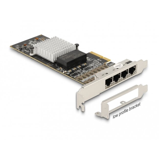Delock PCI Express x4 Card to 4 x RJ45 Gigabit LAN i350