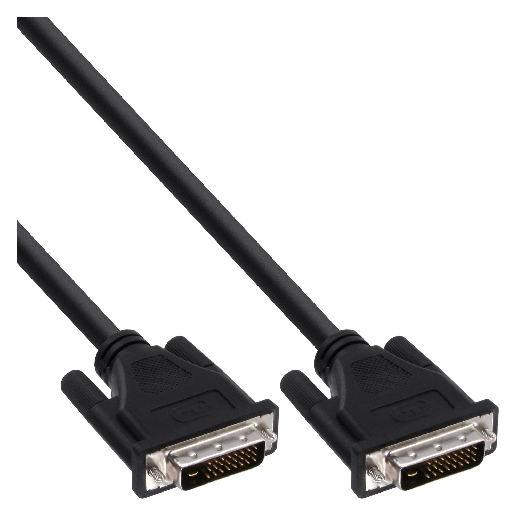 InLine 17772A. Snoerlengte: 2 m, Aansluiting 1: DVI-D, Aansluiting 2: DVI-D