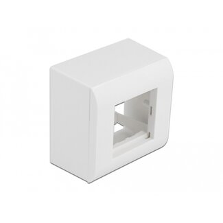 DeLOCK Delock Surface-mounted Housing for Easy 45 Modules 82 x 82 mm, white