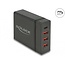 Delock USB Charger 1 x USB Type-C™ PD + 3 x USB Type-A 60 W + 12 W