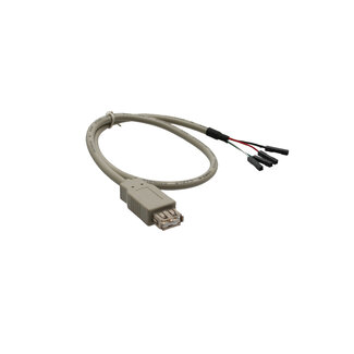 InLine® InLine® USB 2.0 Adapterkabel, Female A auf Pfostenanschluss, 0,4m, bulk