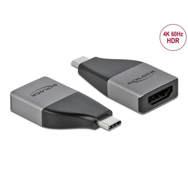 Delock USB Type-C™ Adapter to HDMI (DP Alt Mode) 4K 60 Hz + HDR – compact design