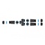 Delock Cable Connector RJ45 jack to 2 x RJ45 jack Cat.6A waterproof