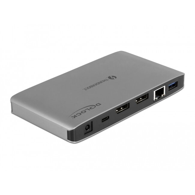 Delock Thunderbolt™ 3 Docking Station 8K - Dual DisplayPort / USB / LAN / SD / Audio / PD 3.0