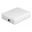 Delock Optical Fiber Connection Box for wall mounting for 2 x SC Simplex or LC Duplex white