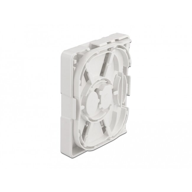 Delock Optical Fiber Connection Box for wall mounting for 2 x SC Simplex or LC Duplex white