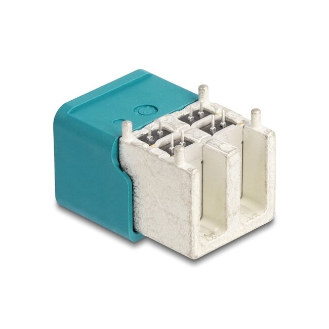 Delock HDMTD quad Stecker gewinkelt für PCB