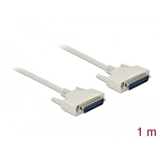 DeLOCK Delock Serial Cable D-Sub 25 male to male 1 m