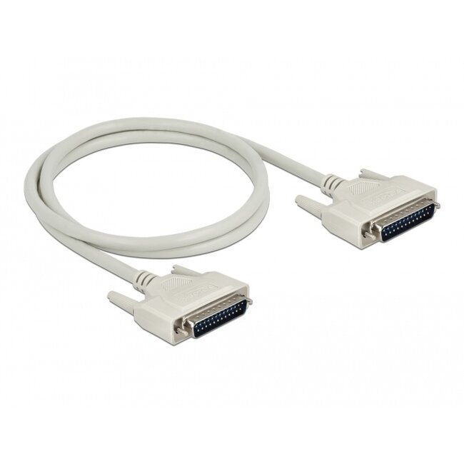 Delock Serial Cable D-Sub 25 male to male 1 m