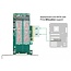 Delock PCI Express x8 Card to 2 x internal NVMe M.2 Key M - Bifurcation - Low Profile Form Factor