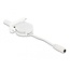 Delock Easy 45 Module Power Retractable Cable DC 5.5 x 2.1 mm female / female white