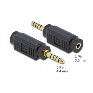 DeLOCK Delock Adapter Stereo jack male 4.4 mm 5 pin to Stereo jack female 3.5 mm 3 pin