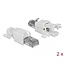 Delock RJ45 plug Cat.6A UTP toolfree 2 pieces