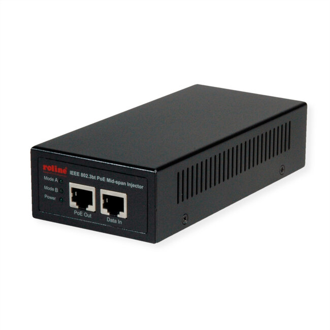 ROLINE Gigabit PoE++ Mid-Span injector (IEEE 802.3bt), 90W