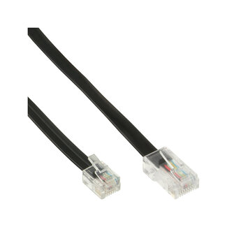 InLine® InLine® Modulaire kabel, RJ45 (8P4C) naar RJ11 (6P4C), 15m