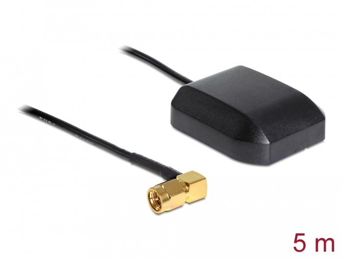 Navilock NL-280GG Multi GNSS GALILEO GLONAS GPS SMA 90° Antenna 5 m |