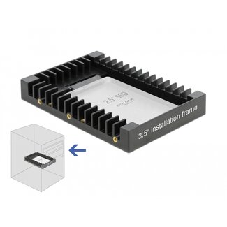 DeLOCK Delock 3.5″ Installation Frame for 2.5″ SATA drive black