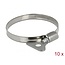 Delock Butterfly Hose Clamp 50 - 70 mm 10 pieces metal