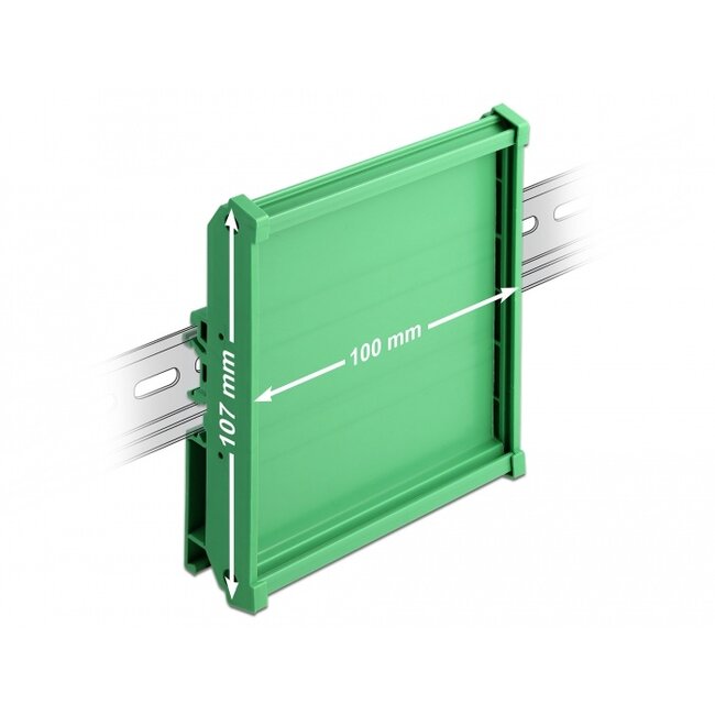 Delock Board Holder (107 mm) for DIN Rail 10 cm long