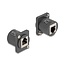 Delock D-Type Module RJ12 jack to jack with screws black