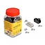 Delock RJ45 Modular Plug with strain relief Cat.8.1 and bend protection boots 25 pcs set