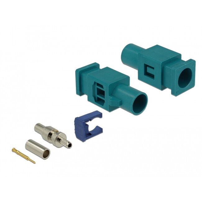Delock FAKRA Z plug spring pin for crimping
