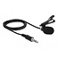Delock Tie Lavalier Microphone Omnidirectional with Clip 3.5 mm stereo jack male 3 pin + Adapter Cable for Smartphone and Tablet