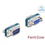Delock RF/EMI Interference Suppression Filter D-Sub 9 pin male to female with low-pass inductive