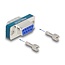 Delock RF/EMI Interference Suppression Filter D-Sub 9 pin male to female with low-pass inductive