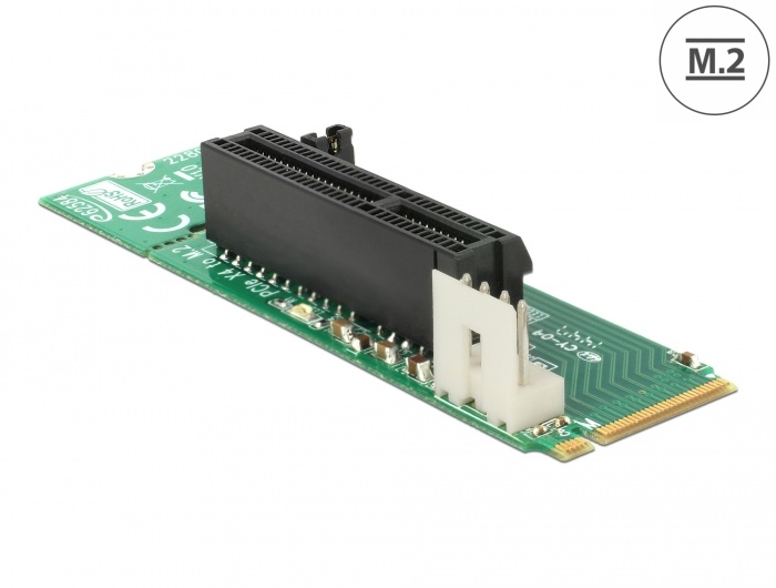 DeLOCK Adapter M.2 Key M male > PCI Express x4 Slot controller