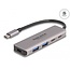 Delock USB 5 Gbps 2 Port USB Type-C™ and 2 Port Type-A Hub with USB Type-C™ connector