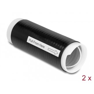 DeLOCK Delock Cold Shrink Tube 45 mm x 130 mm 2 pcs black