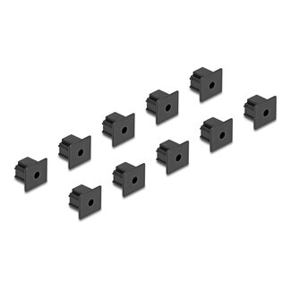 DeLOCK Delock Dust Cover for RJ12 female without grip 10 pieces black