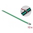 Delock Stainless Steel Cable Ties L 400 x W 7.9 mm green 10 pieces